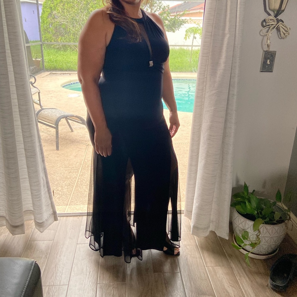 NW Nightway evening mermaid bottom maxi dress